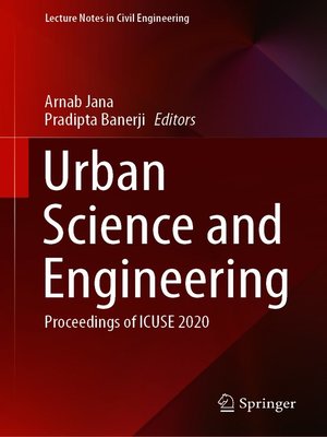 cover image of Urban Science and Engineering